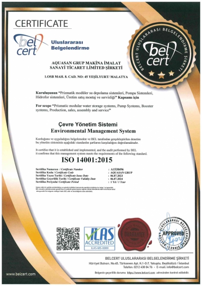  Iso 14001 Environmental Cert.