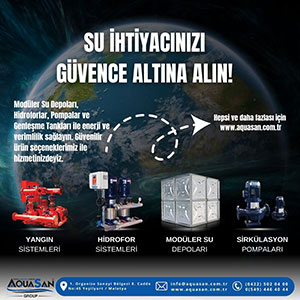 Su depolama ihtiyacınızı güvence altına alın.