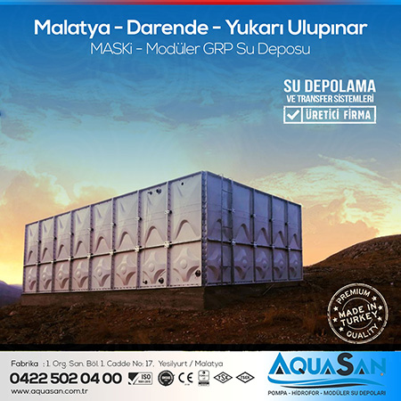 Malatya - MASKİ GRP Su Depoları